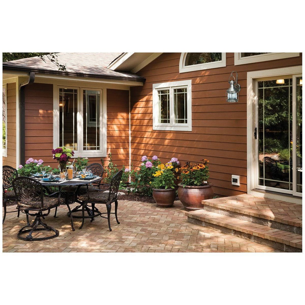 Brushed Nickel Outdoor Wall Light O81958