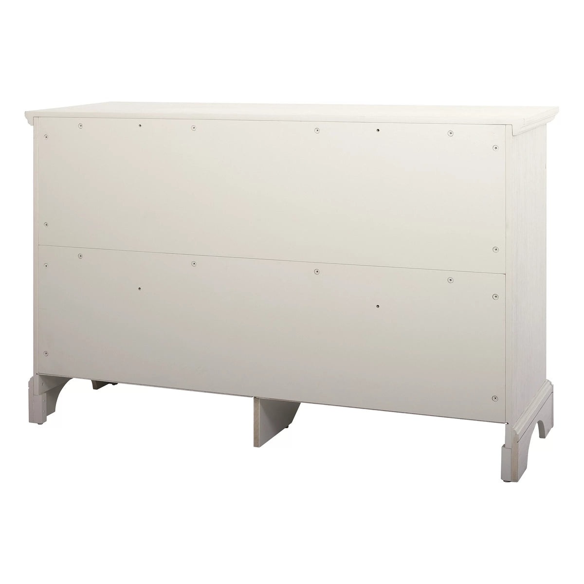 Rustic White 6 Drawer Engineered Wood Dresser G48800