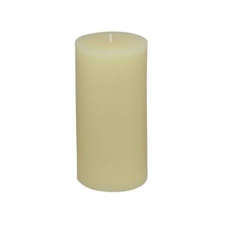 Ivory Unscented Paraffin Pillar Candle Set of 12 Y214