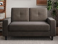 Brown 53" 2 Seater Loveseat Sofa J8484