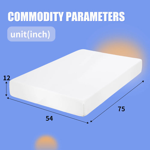 12 Inches Cooling-Gel Memory Foam Mattress Medium Firm Full P684169