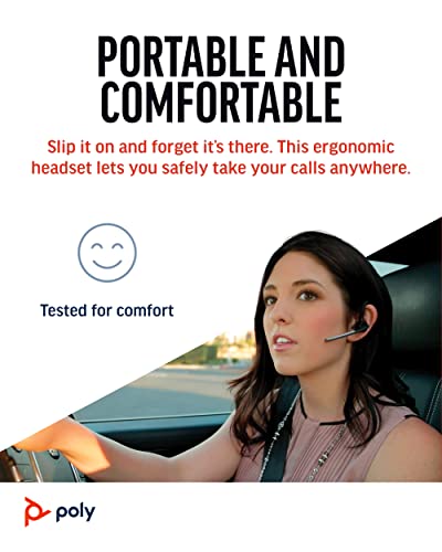 Wireless Headset Single-Ear Bluetooth with Noise-Canceling Mic H5334