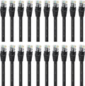 Cat5e Ethernet Patch Cable 3 Feet Black N975367