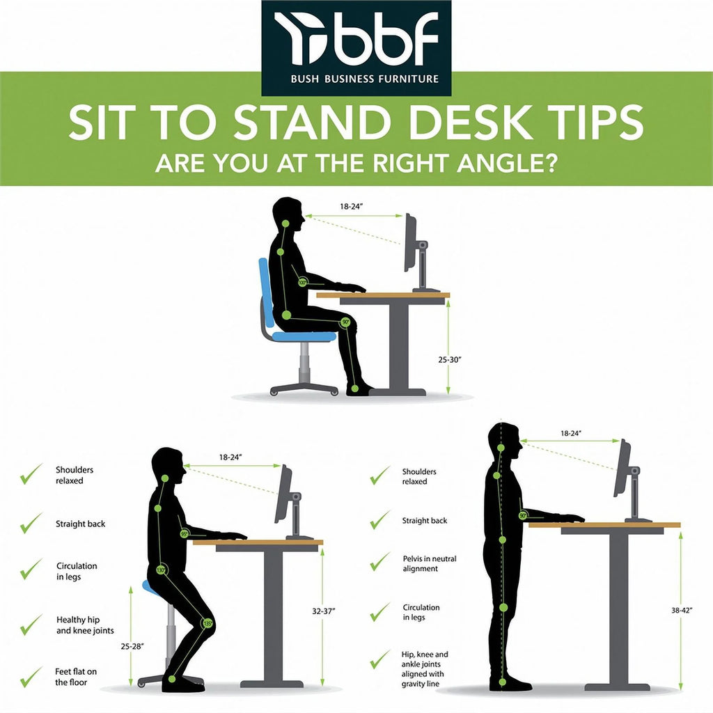 71" Adjustable Standing Desk in Natural Elm/Black L2316