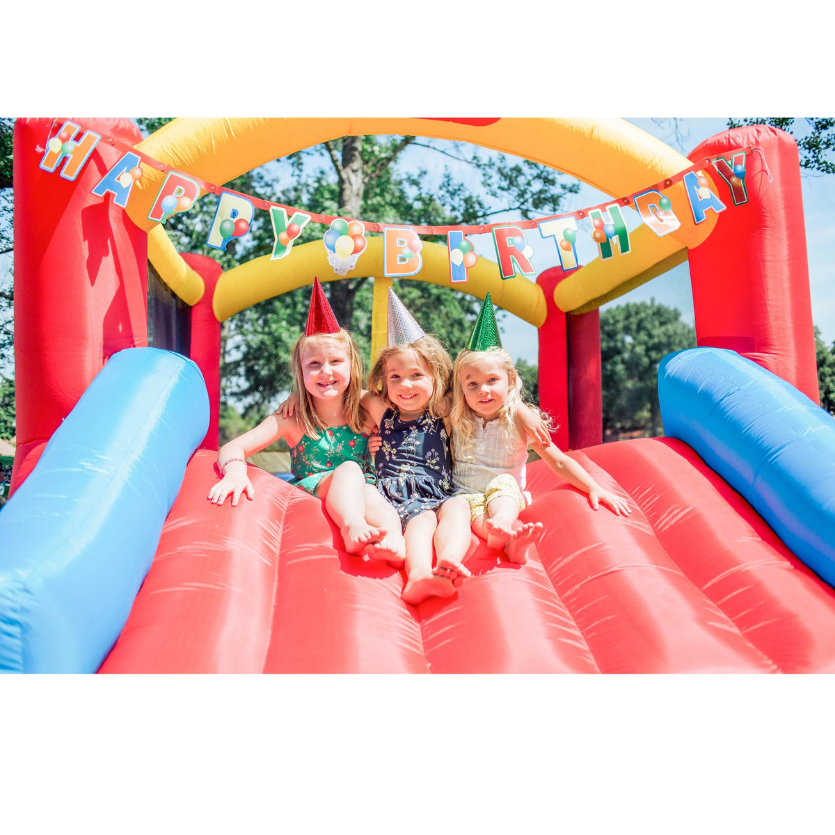 Inflatable Bounce House with Slide and Blower I47773