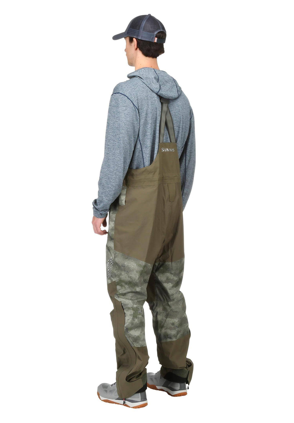 Simms Challenger Bib - S Hex Camo Storm H90589