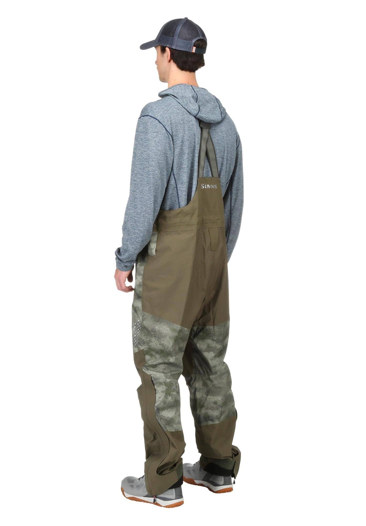 Simms Challenger Bib - S Hex Camo Storm H90589