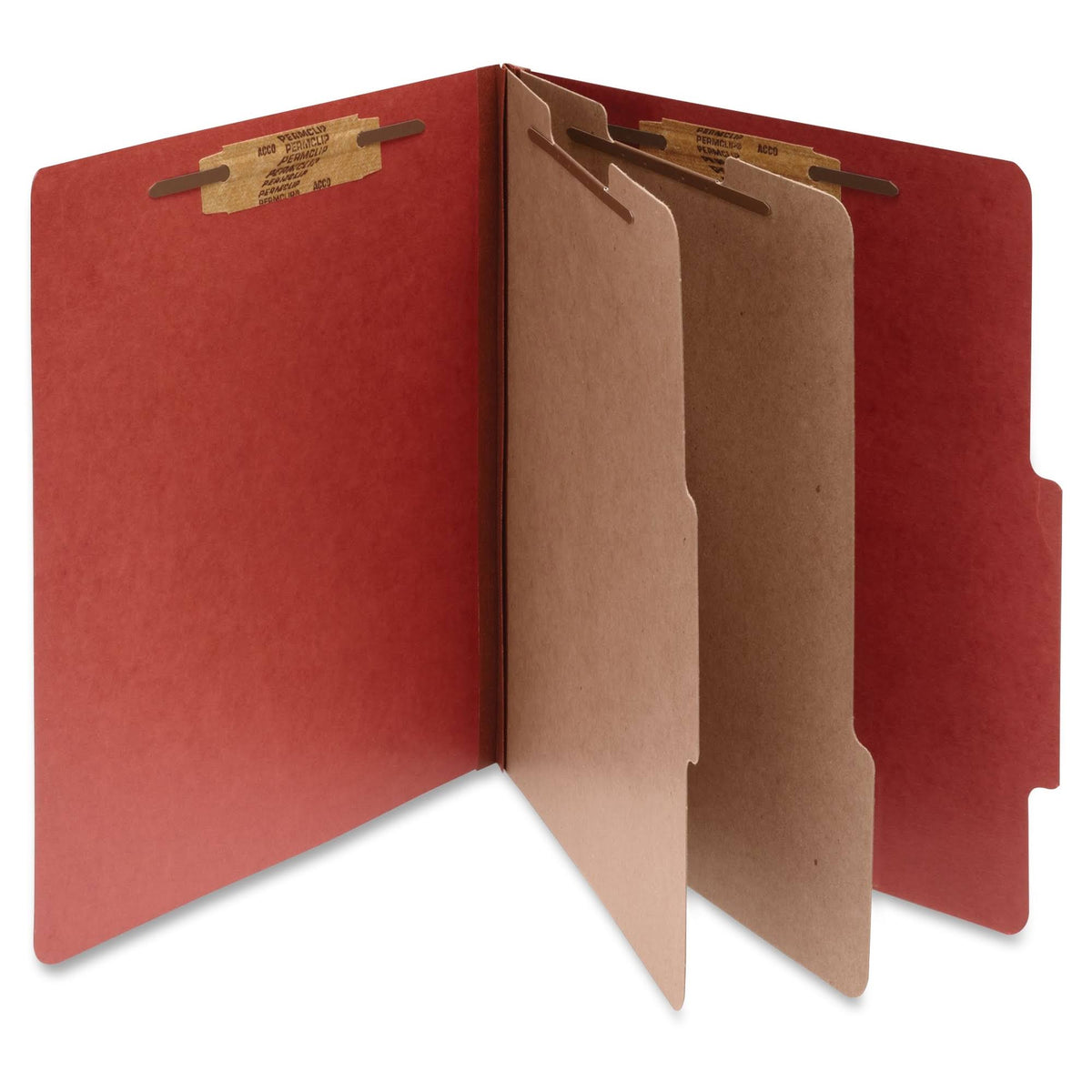 Legal Size Pressboard Classification Folder, 6 Sections, 2 Dividers H414
