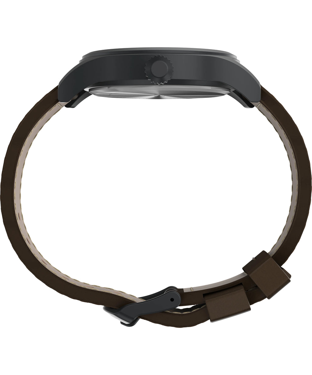 Men's Expedition Brown Strap Watch O258881