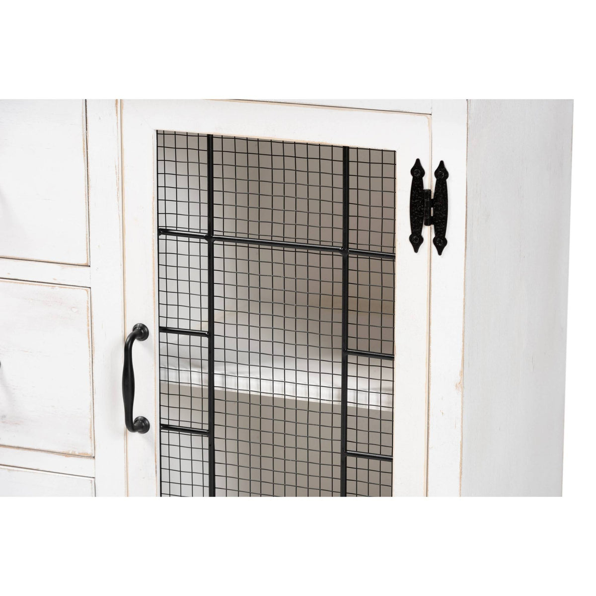 White Oak Brown 3-Drawer Wood Storage Cabinet S32388