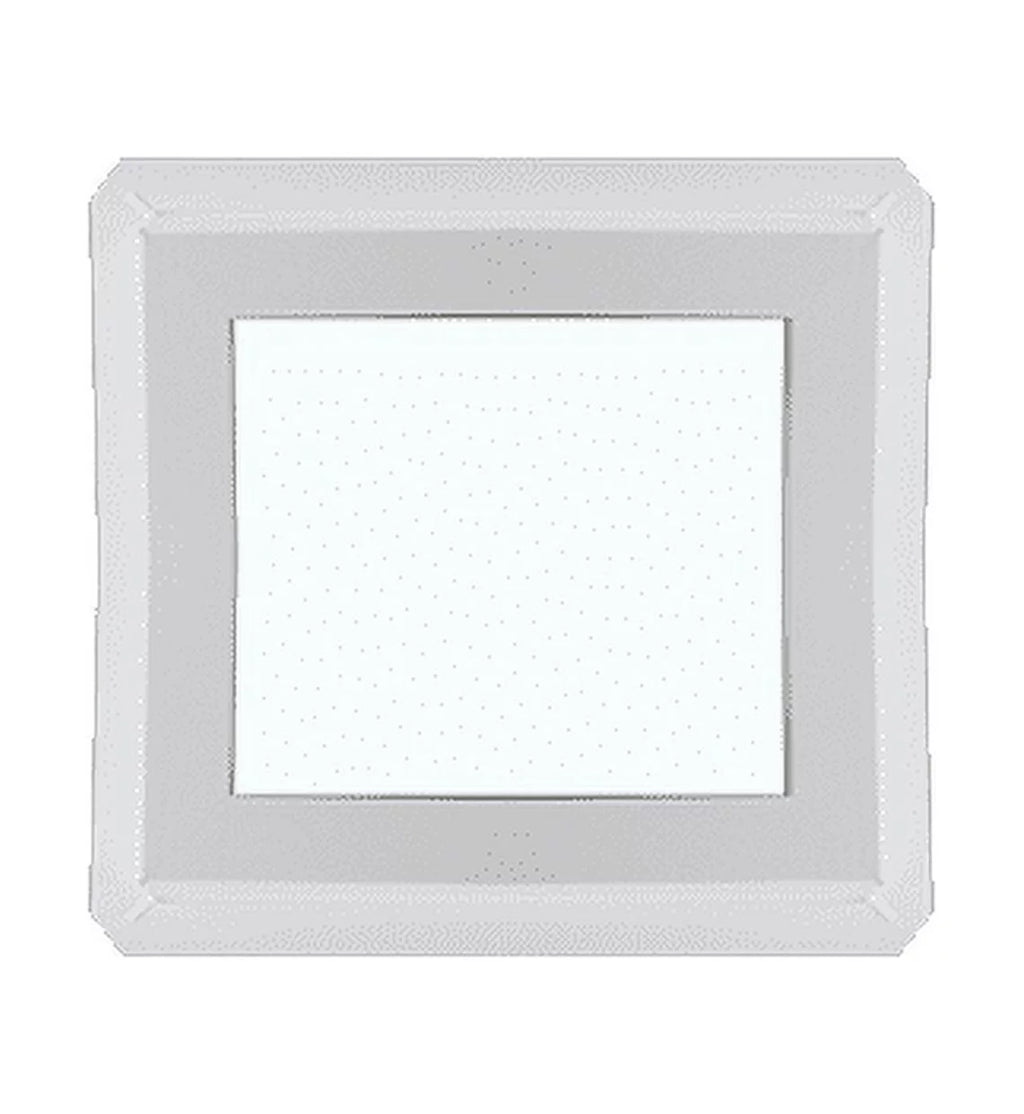 16" x 16" Double Pane Non-Opening Tempered Low-E Glass White Vinyl Window X9200