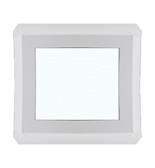 16" x 16" Double Pane Non-Opening Tempered Low-E Glass White Vinyl Window X9200
