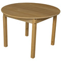 Round Hardwood Table with Legs N301369