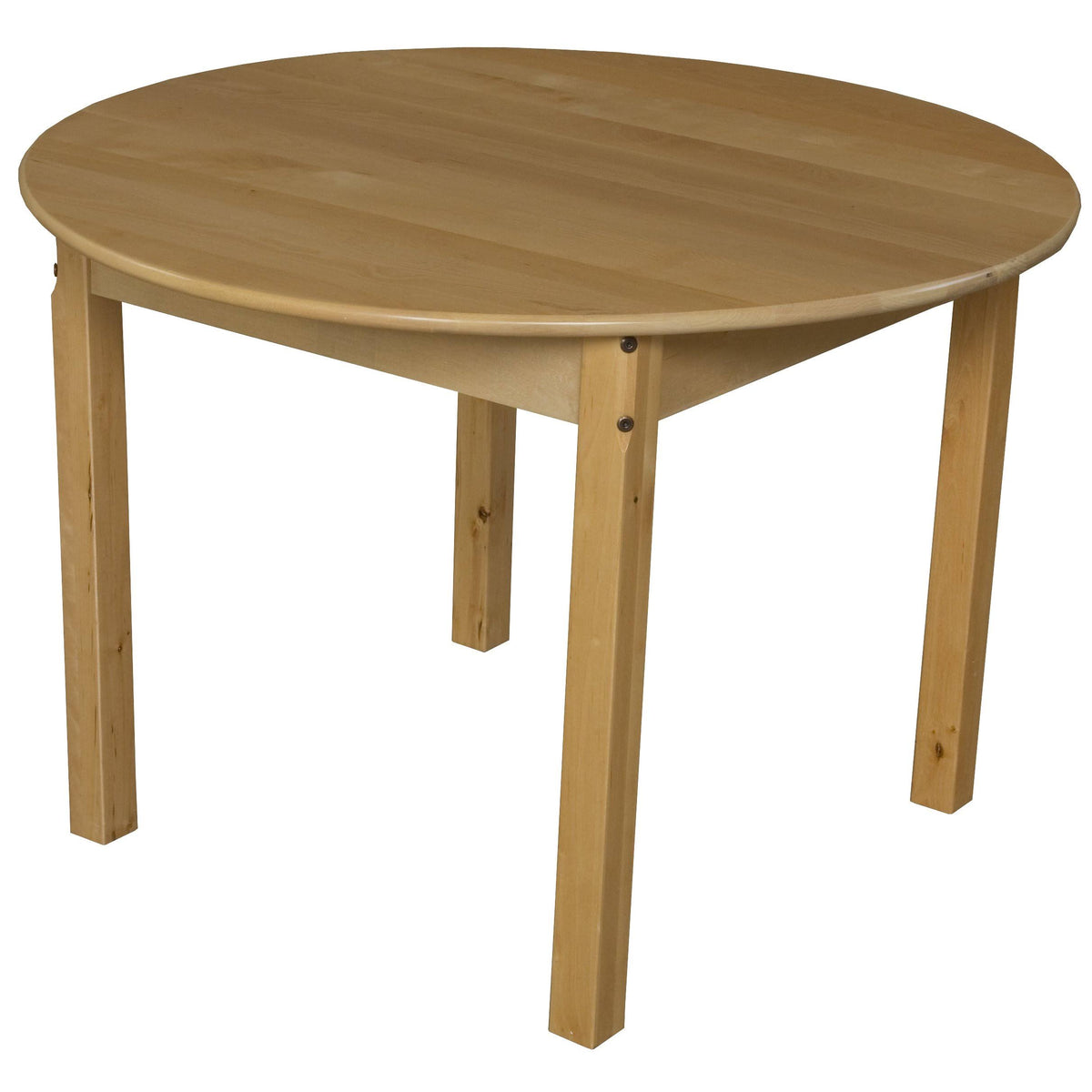 Round Hardwood Table with Legs N301369