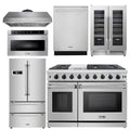 48 Propane Gas Range, Range Hood, Refrigerator, Dishwasher, Wine Cooler, Microwave X22731