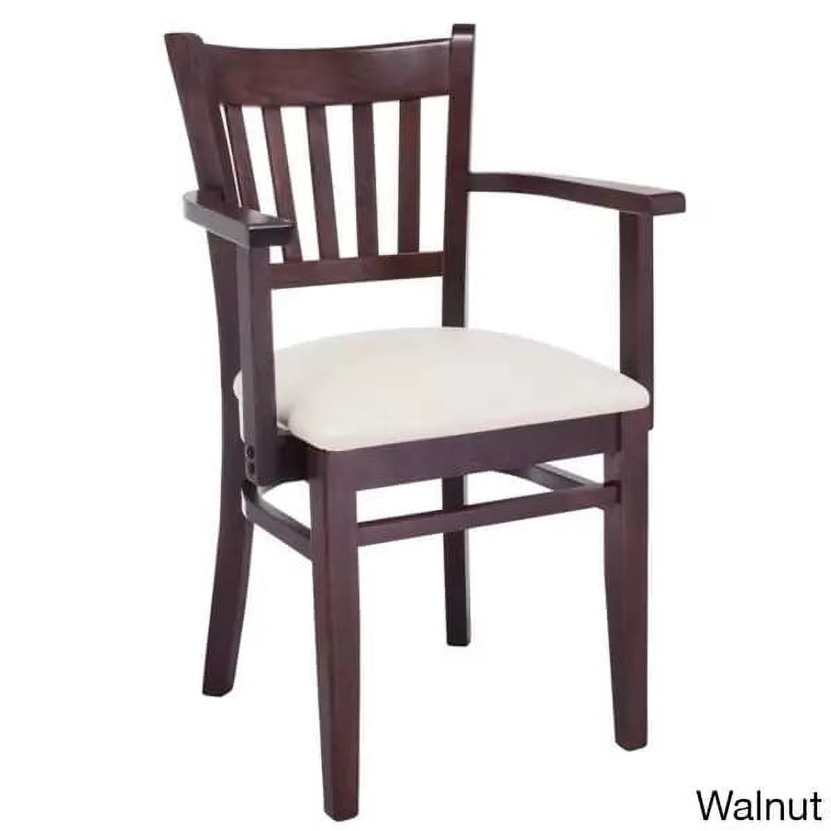 Natural and Black Beechwood Dining Arm Chair J358