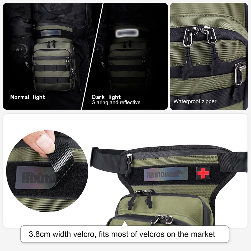 Large Capacity Motorcycle Leg Bag Waist Pack L6524