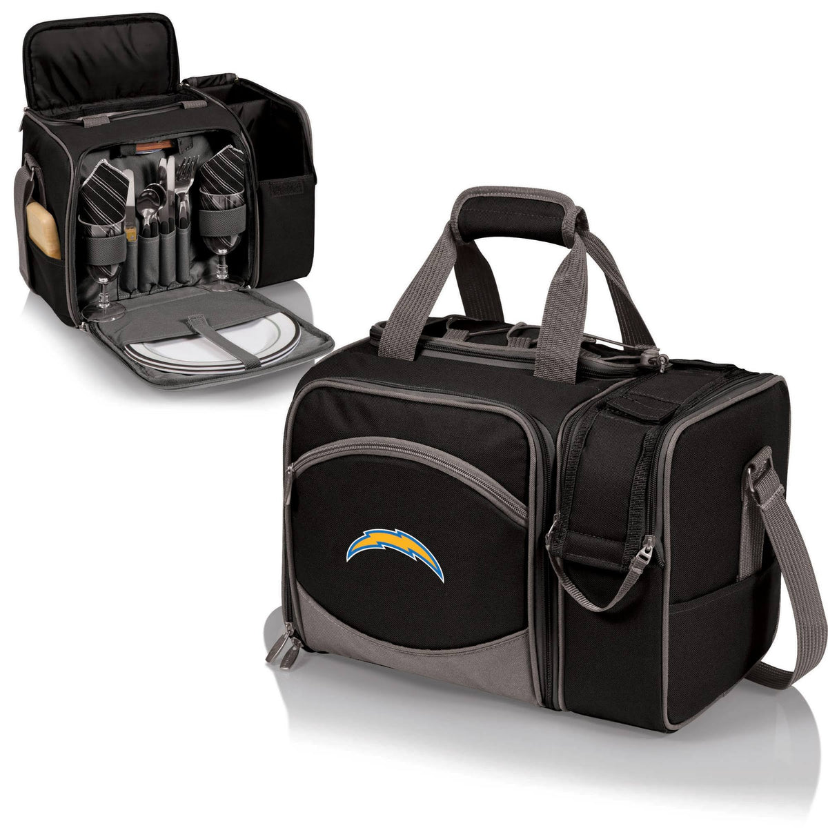 Black Picnic Basket Cooler A10648