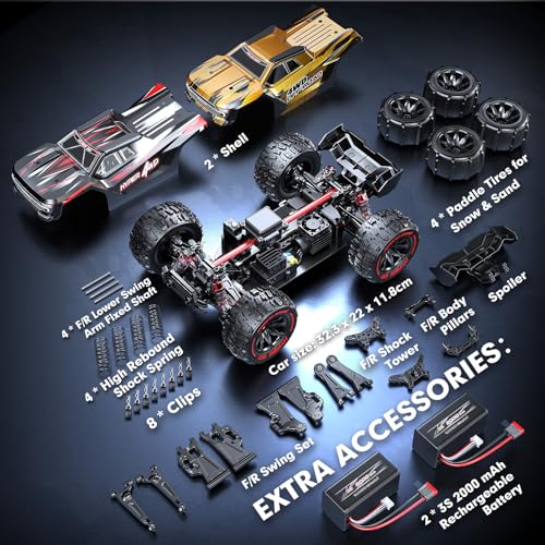Brushless RC Car 4X4 Offroad Waterproof with 3S Battery J141