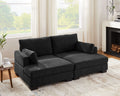 Dark Gray Loveseat Sofa Chaise Lounge R4801