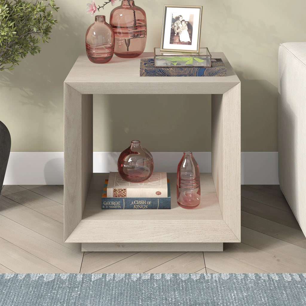 Alder White Side Table G915