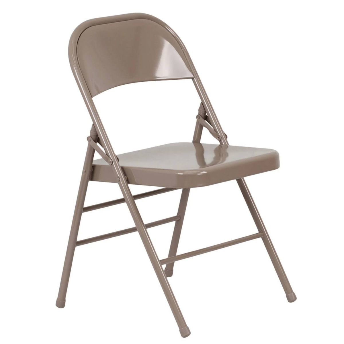 Beige Metal Folding Chairs R431