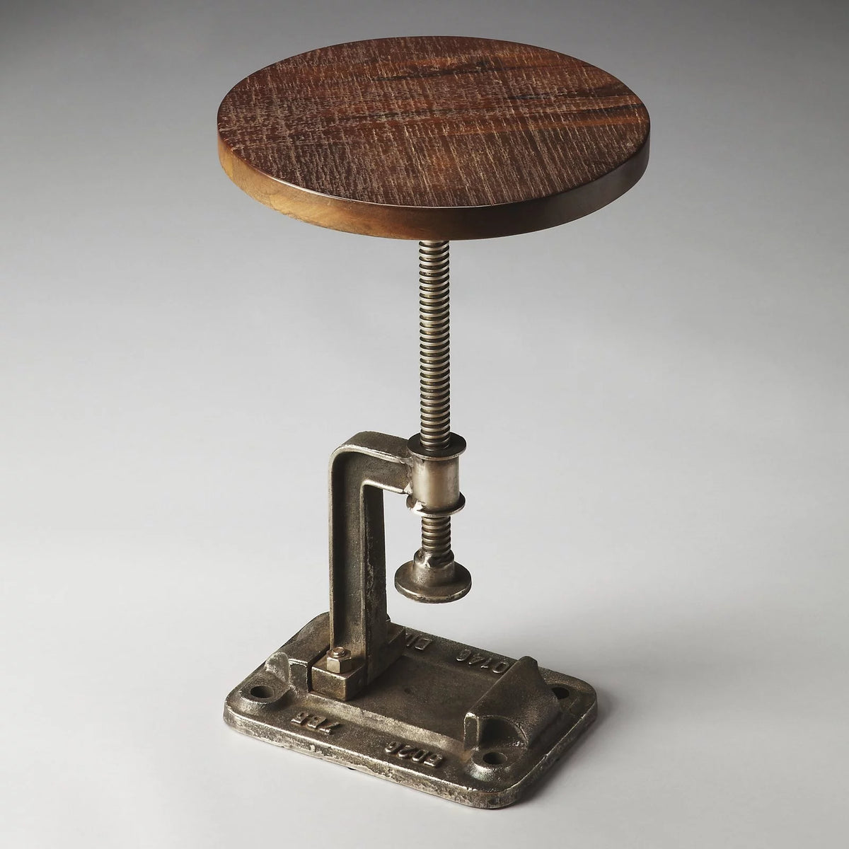 Industrial Chic Adjustable Accent Table V85796