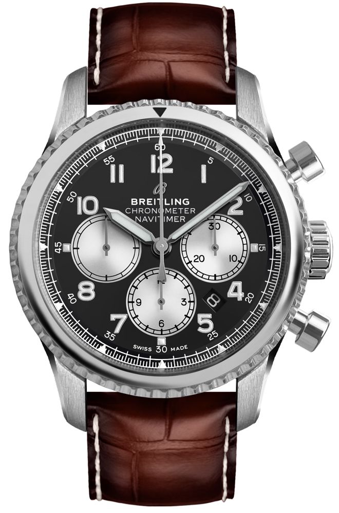Chronograph Brown Strap 43mm Y497053