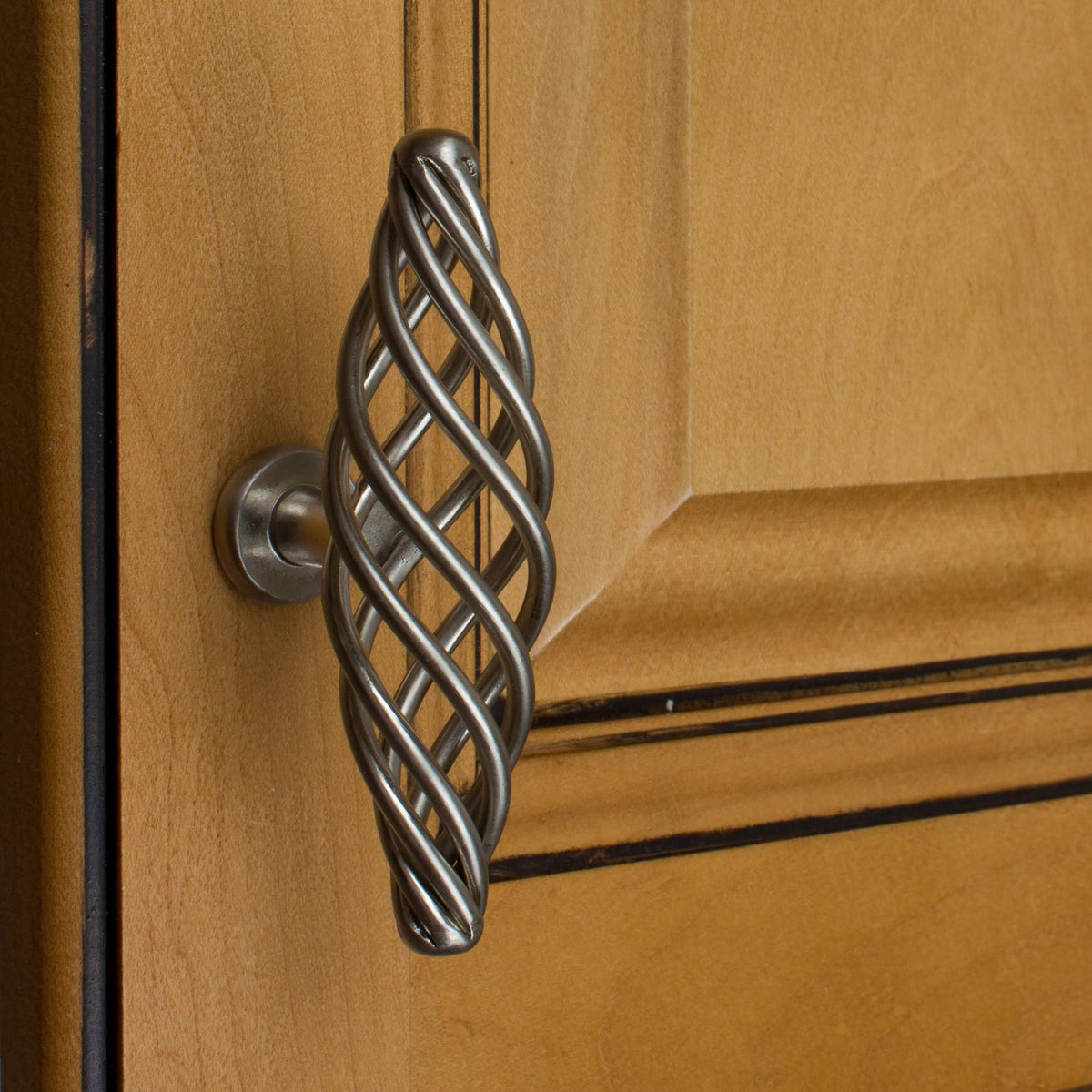 Satin Nickel Oversized Birdcage Cabinet T-Knobs Pack of 25 T715817