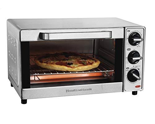 Large 4-Slice Stainless Steel Toaster Oven Q7907