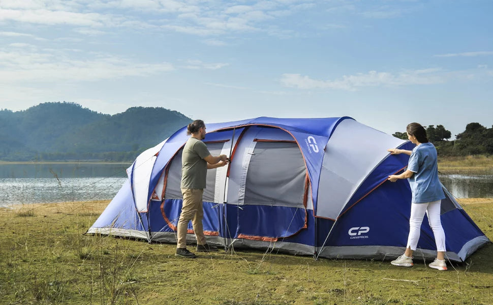 12 Person Waterproof 3 Room Camping Tent C7792