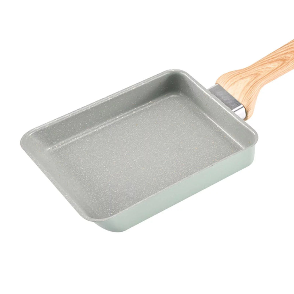 Green Non Stick Rectangle Skillet Q8932