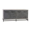 Grey Four Door Buffet Table G106
