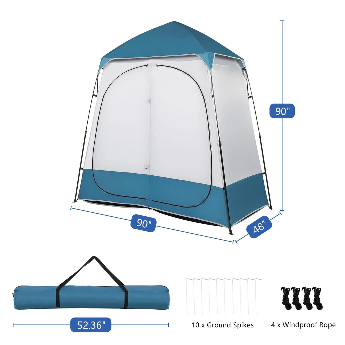Waterproof Pop Up Camping Tent with Rainfly G22222