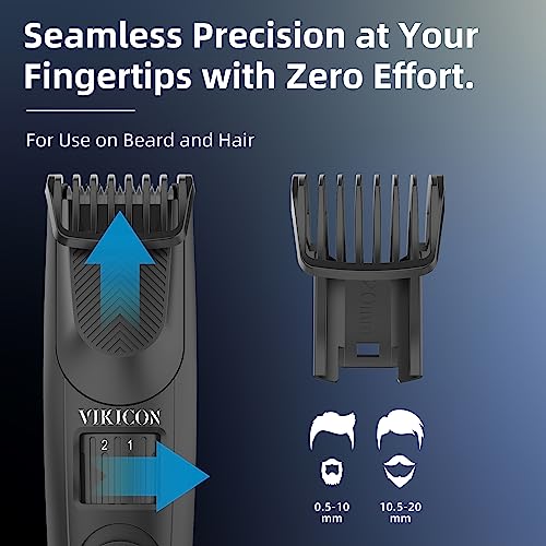 Men's Cordless Beard Trimmer with Stainless Blade A484534