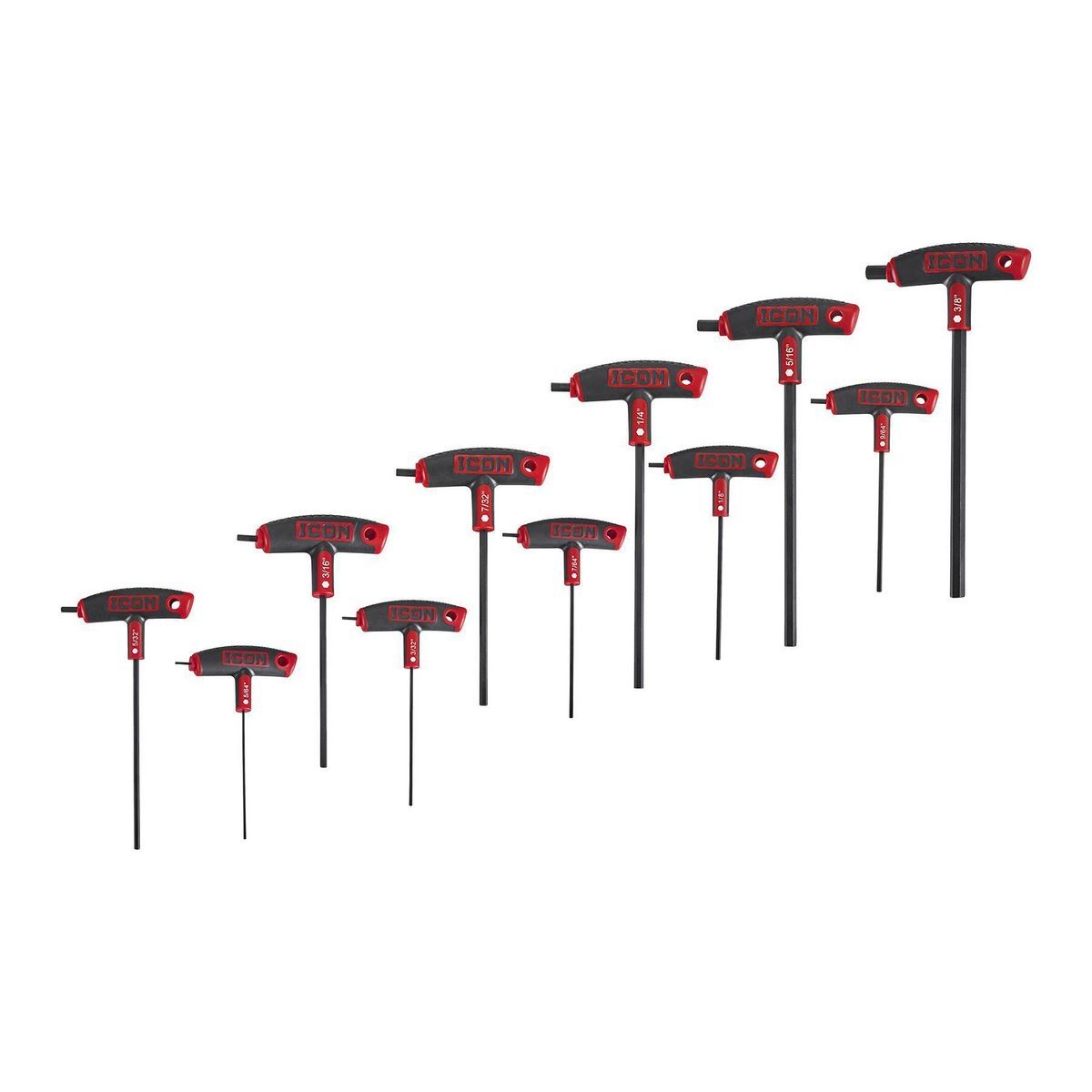 11 Piece T-Handle Hex Key Set F1118