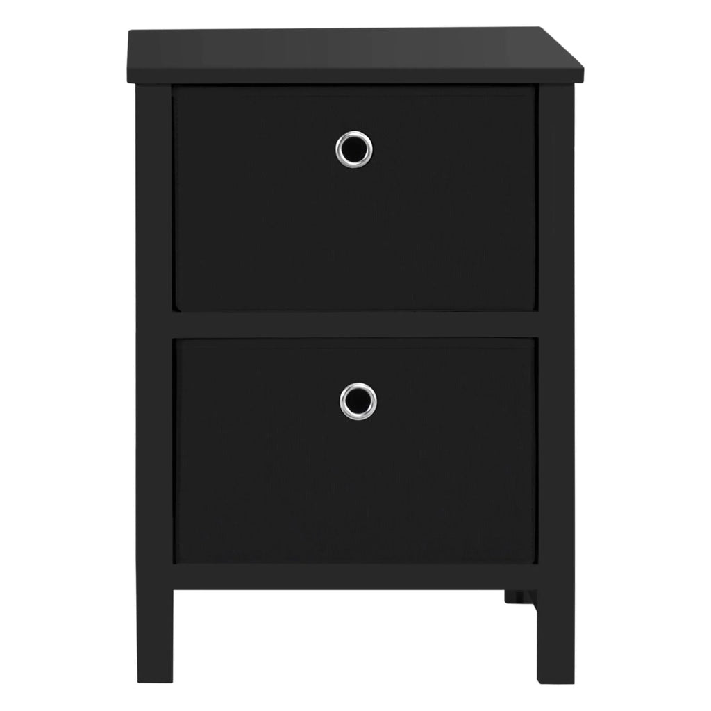 2 Drawer Night Stand Black L50770