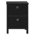 2 Drawer Night Stand Black L50770