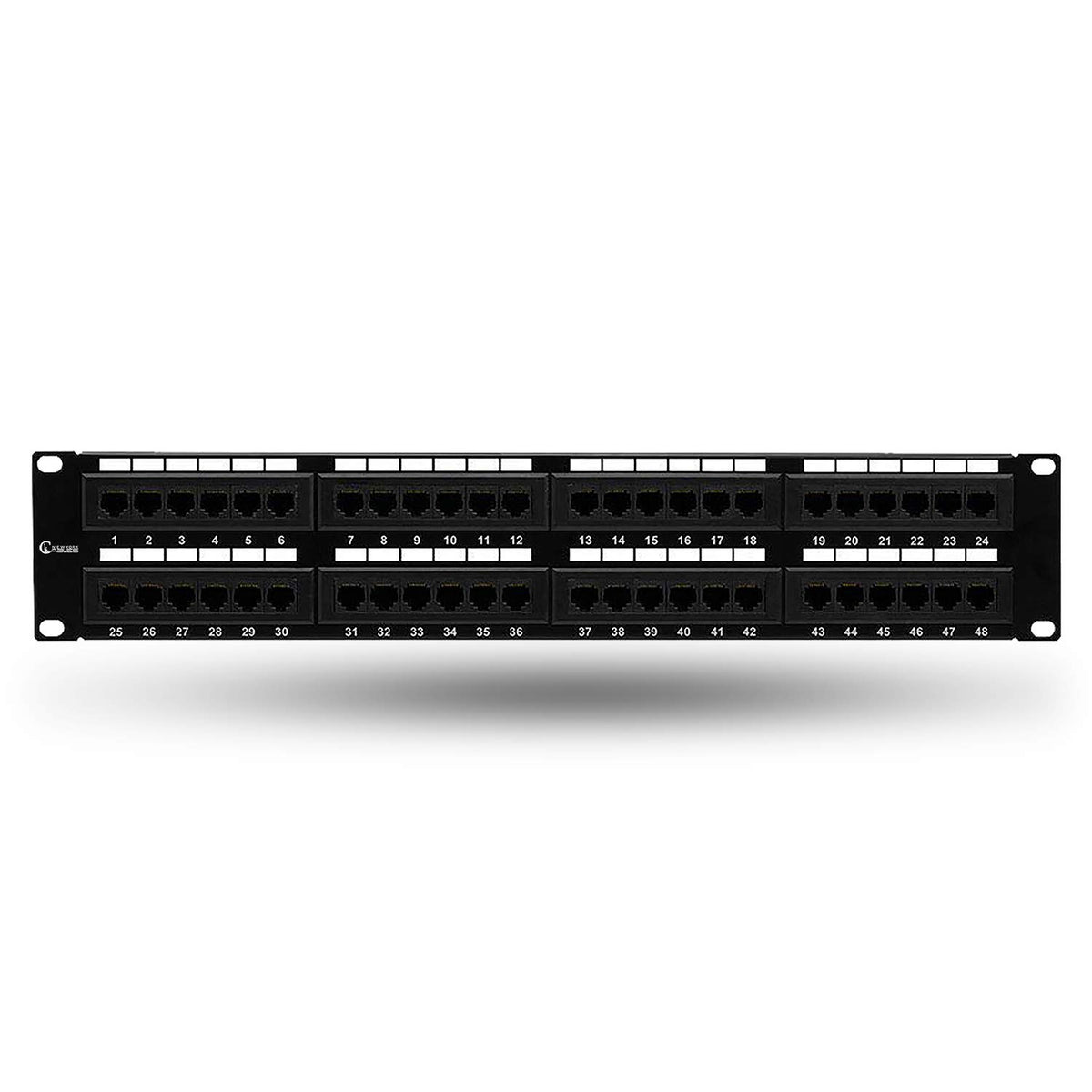 48 Port Cat6 Patch Panel 2U Unshielded H13853