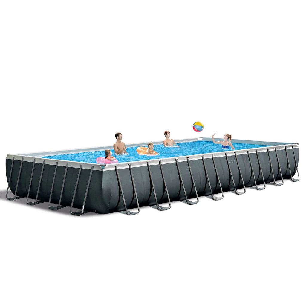 32ft x 16ft x 52in Rectangular Pool Set with Maintenance Kit K218079