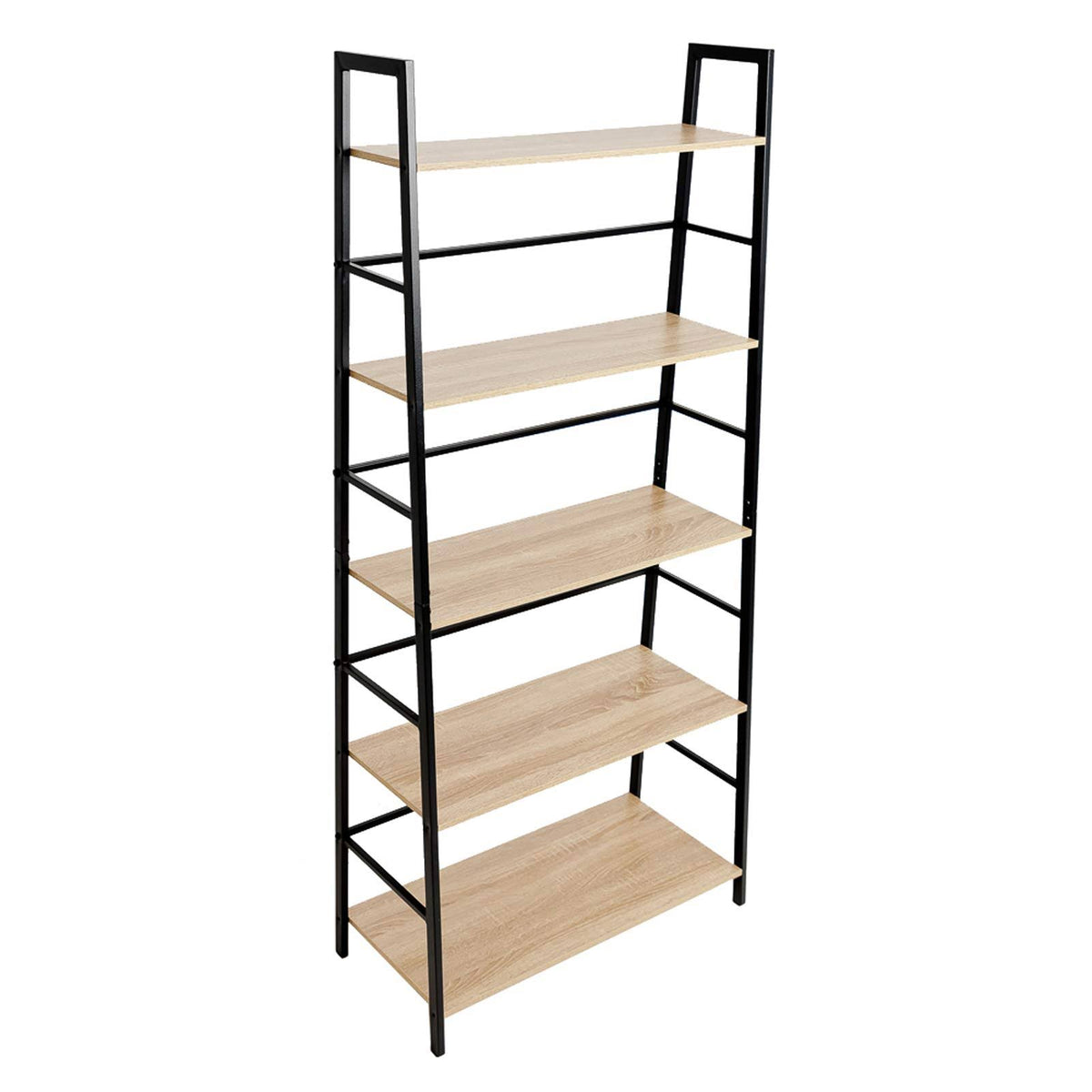5 Tier Metal Frame Ladder Bookshelf M260