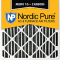 18x18x1 MERV 10 Pleated Carbon AC Furnace Air Filters 12 Pack O3394