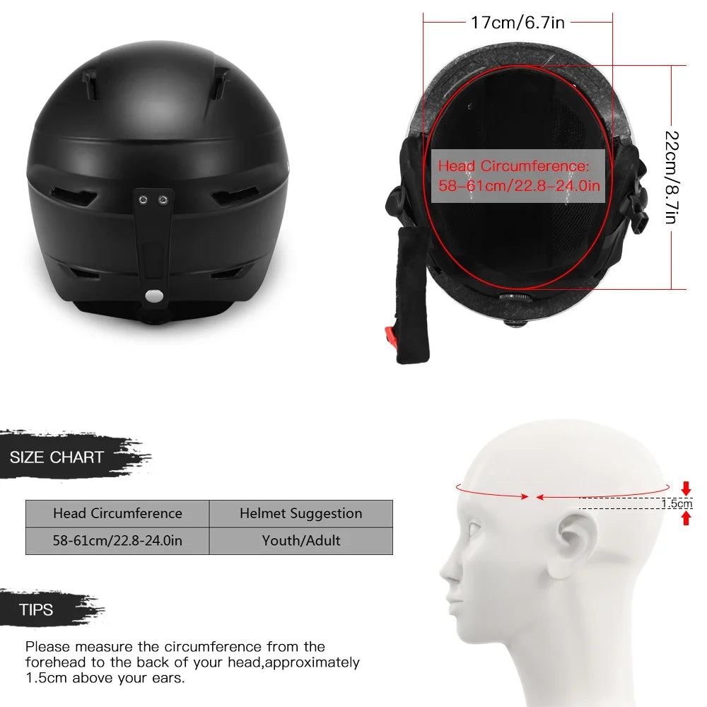 Ski Helmet for Men, Women & Youth V247041