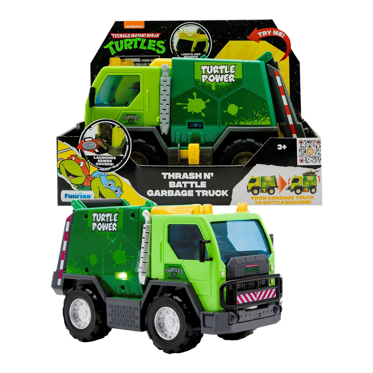 Green Garbage Truck C37646