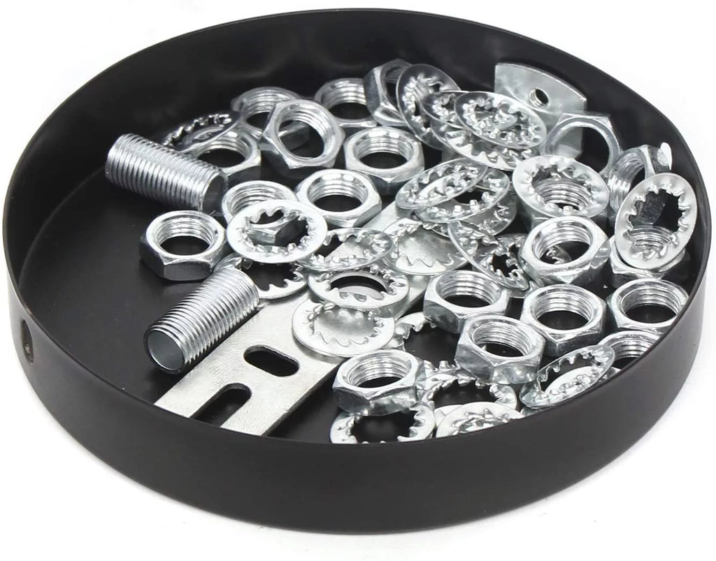 Black Metal 18 Lights Chandelier N445001