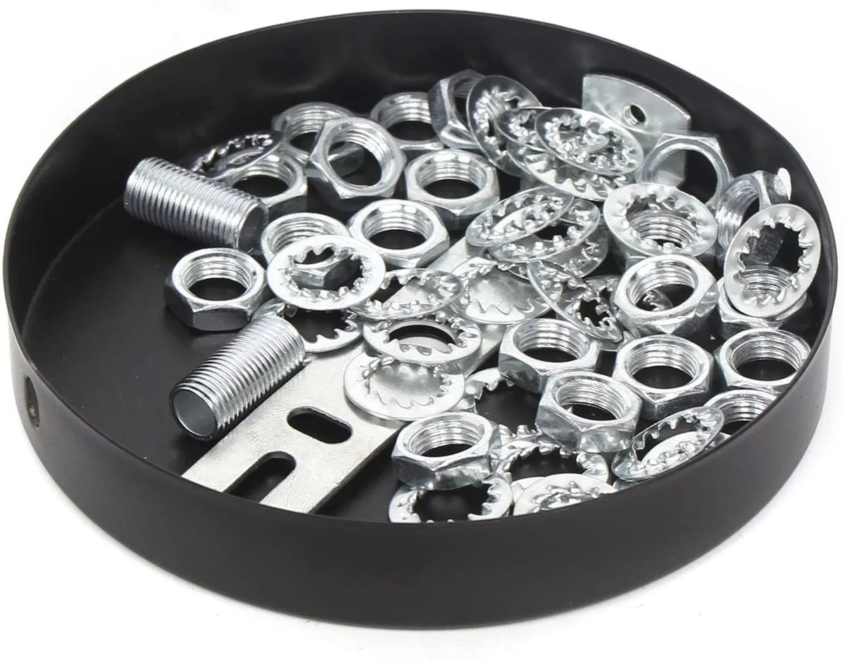 Black Metal 18 Lights Chandelier N445001