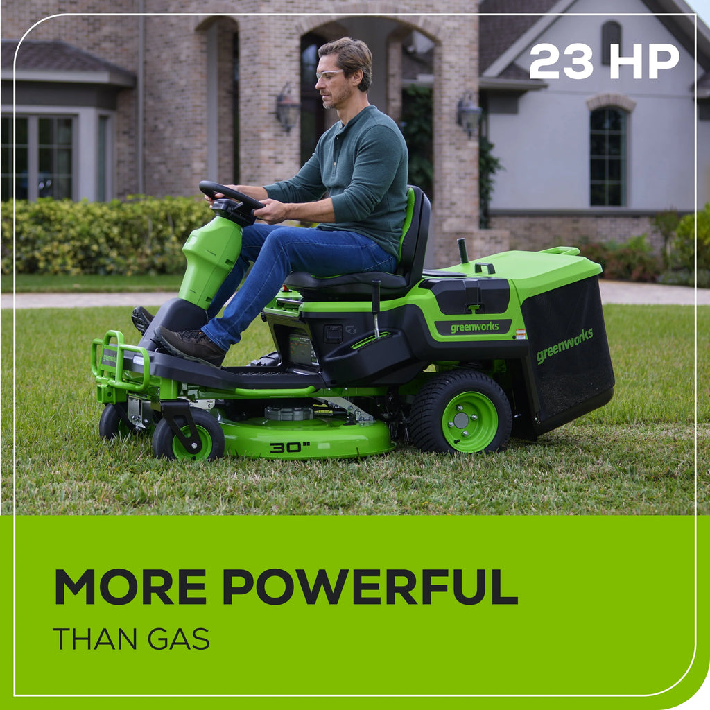 60V 30” Zero Turn Riding Lawn Mower with Batteries & Charger Z577642