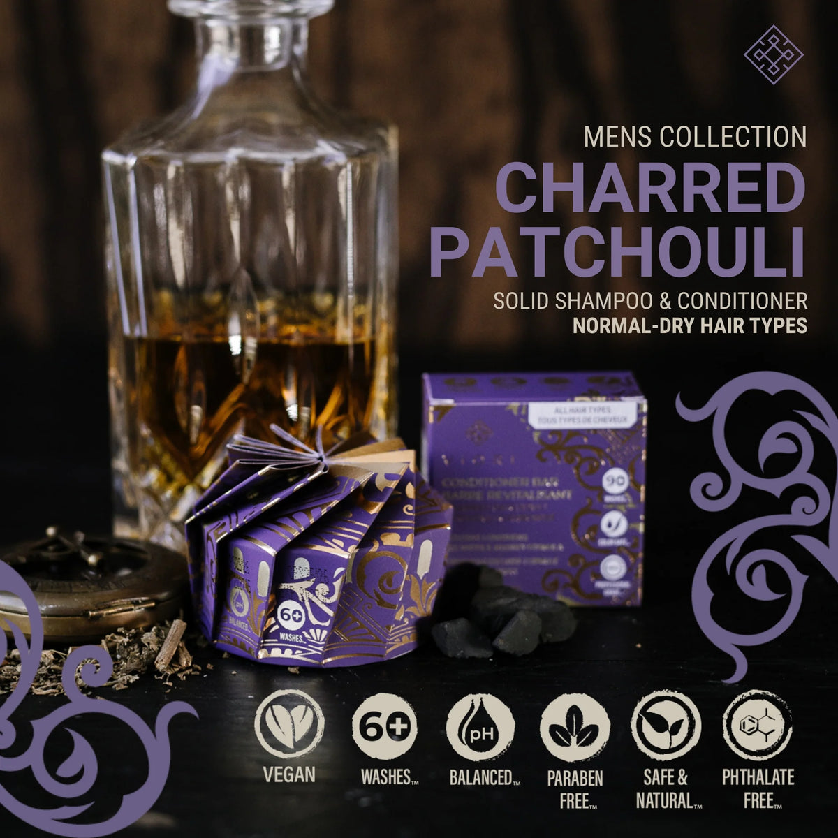 Charred Patchouli Conditioner Bar P17901