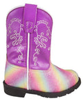 Toddler-Girls' Hopalong Western Boot Round Toe Multi 9 D(M) US W650
