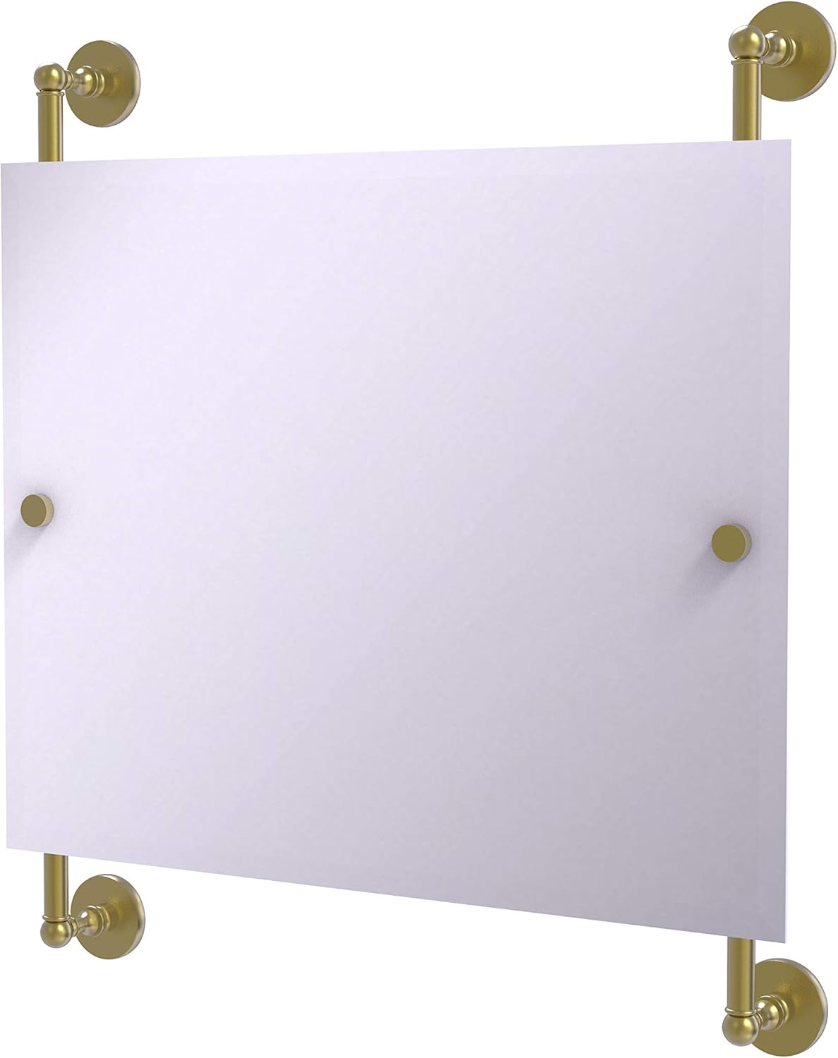 Polished Nickel Frameless Wall Mirror Y34167